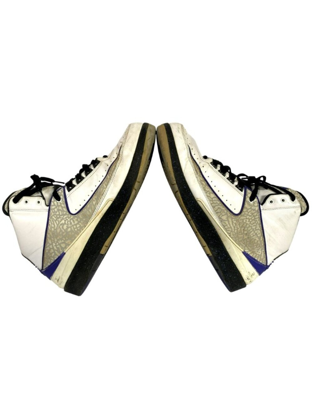 Nike Air Jordan 2 Retro 'Dark Concord' Vintage 2014 Men's 12 Model 385475-153 - Picture 5 of 8